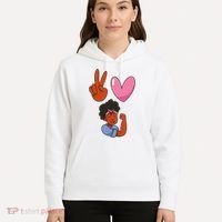 Peace Love Melanin Hoodie thumb 5