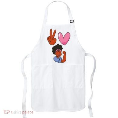 Peace Love Melanin Apron