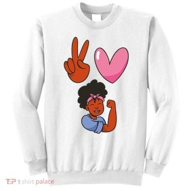 Peace Love Melanin Sweatshirt