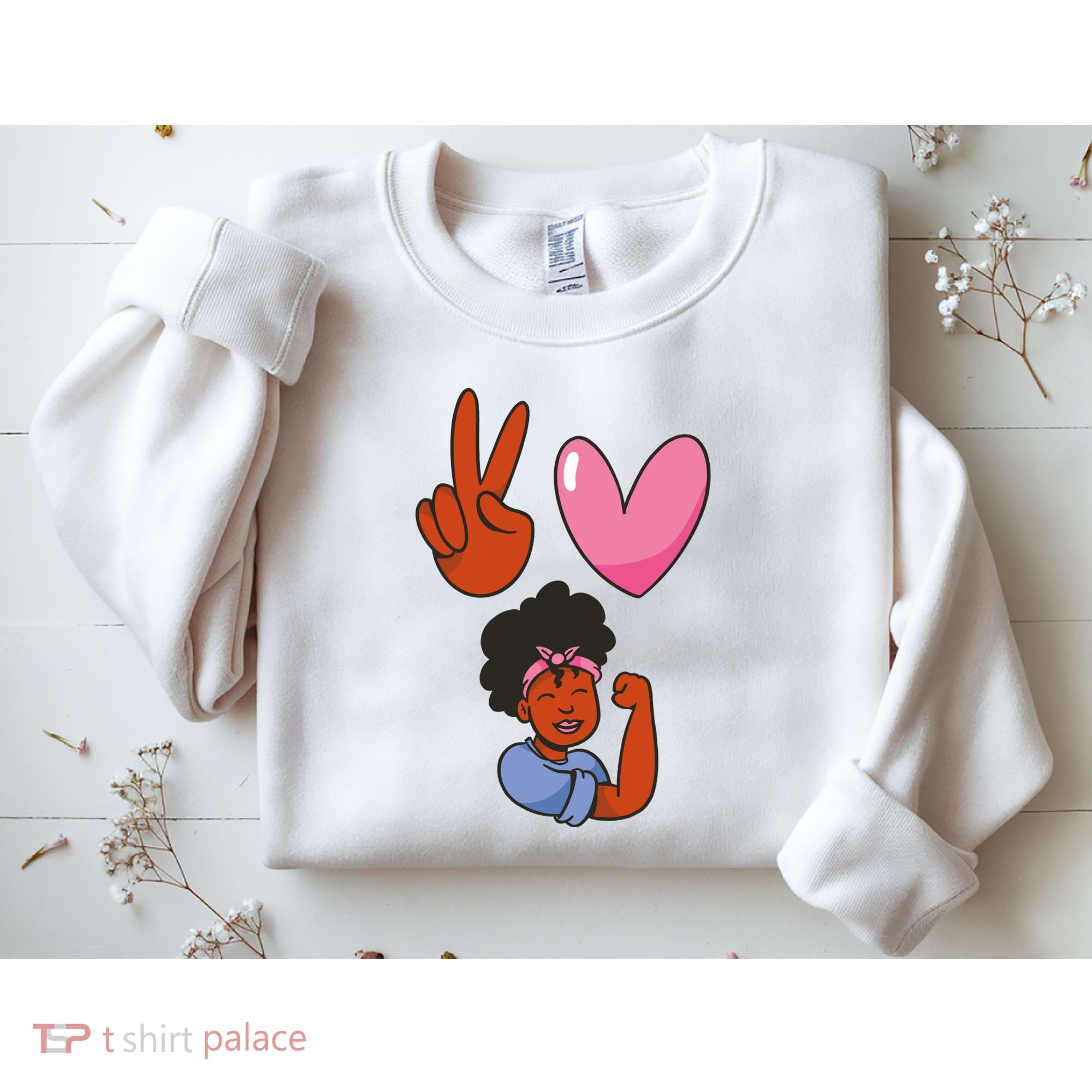 Peace Love Melanin Sweatshirt