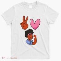 Peace Love Melanin T-Shirt thumb 0