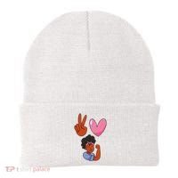 Peace Love Melanin Beanie thumb 0