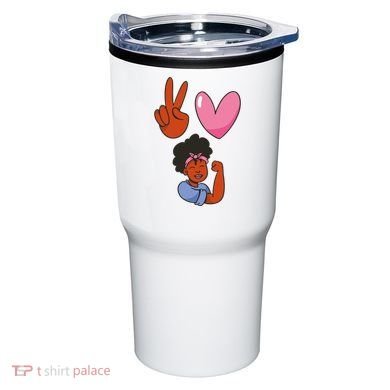 Peace Love Melanin Tumbler
