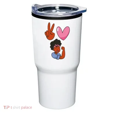 Peace Love Melanin Tumbler