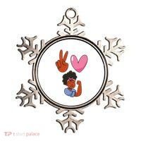 Peace Love Melanin Ornament thumb 0