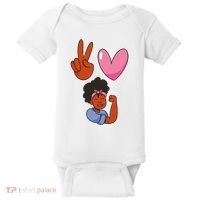 Peace Love Melanin Baby Bodysuit thumb 0