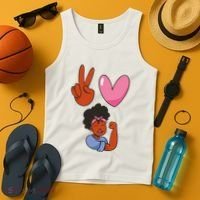 Peace Love Melanin Tank Top thumb 4