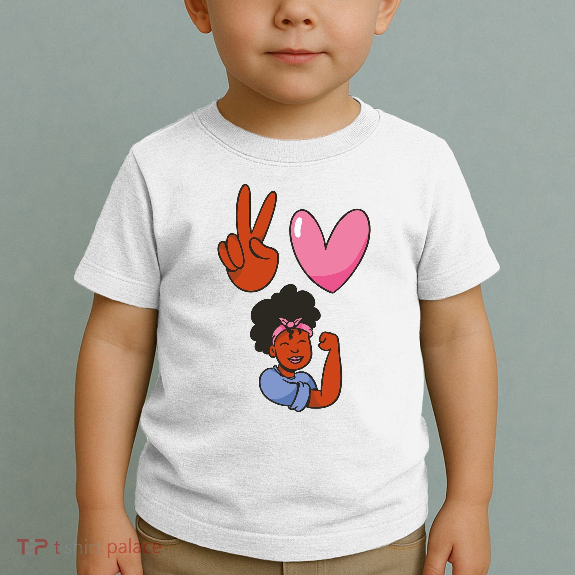 Peace Love Melanin Toddler T-Shirt