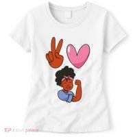Peace Love Melanin Women's T-Shirt thumb 0