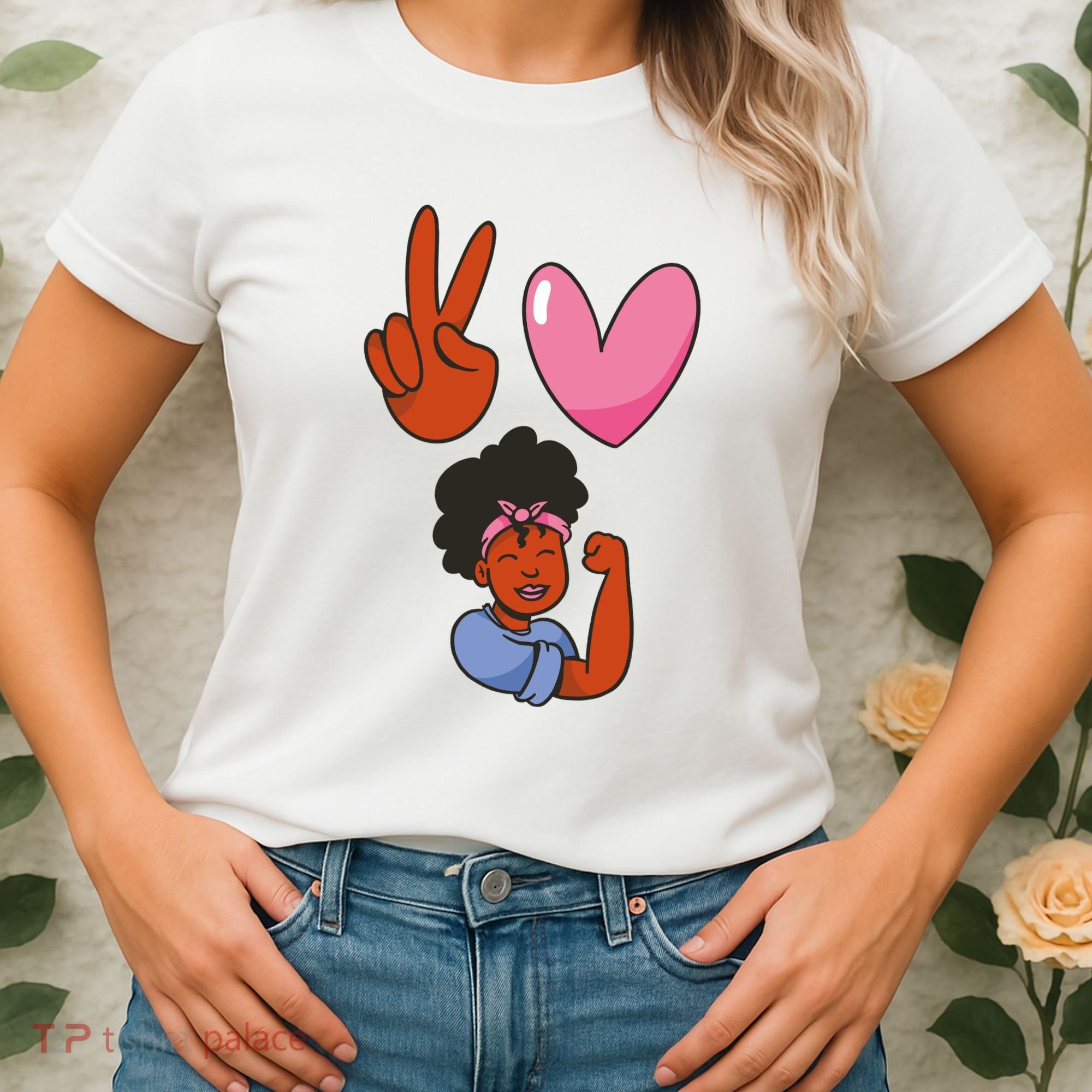 Peace Love Melanin Women's T-Shirt