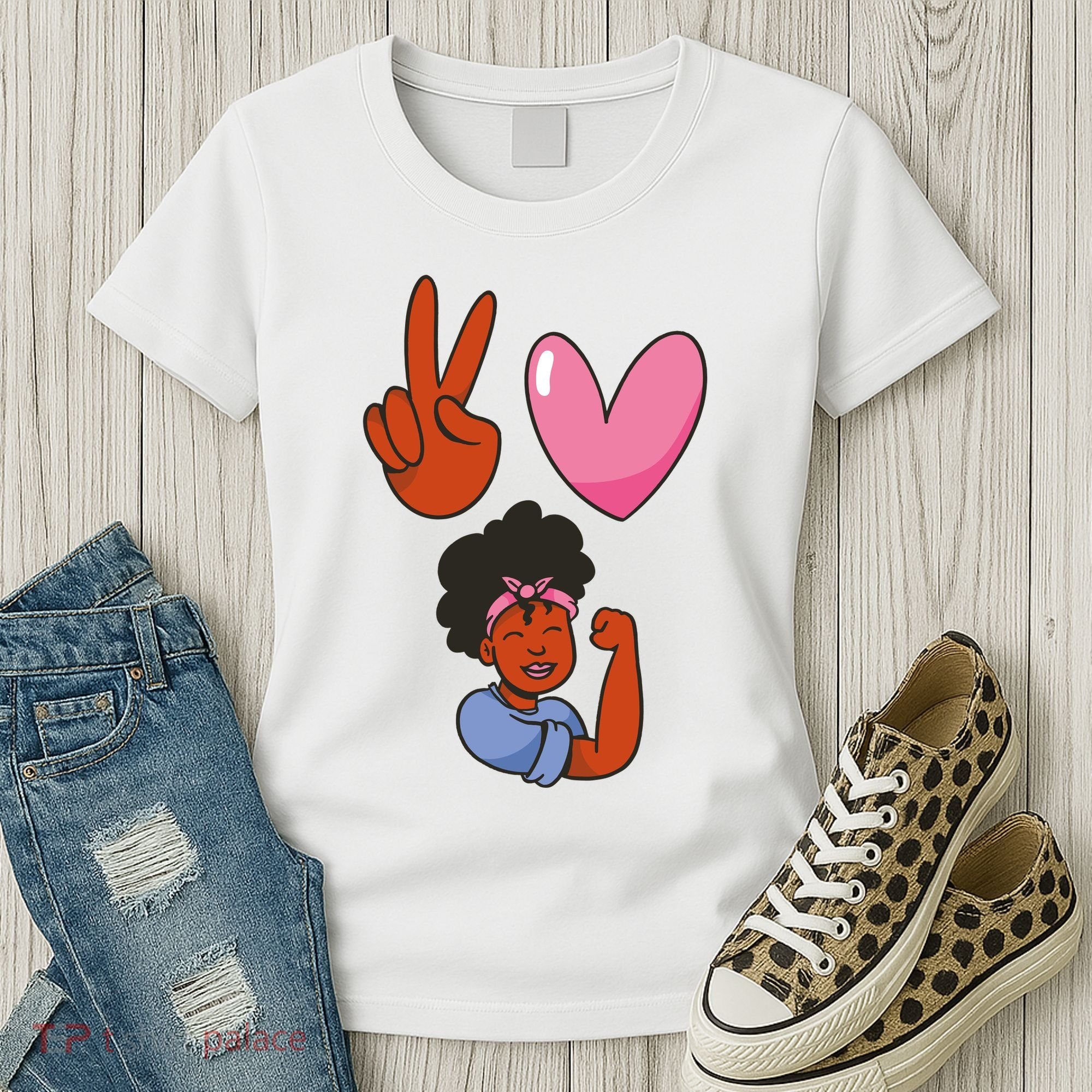 Peace Love Melanin Women's T-Shirt