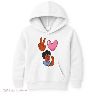 Peace Love Melanin Kids Hoodie