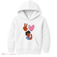 Peace Love Melanin Kids Hoodie thumb 0