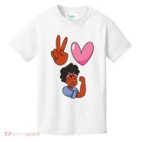 Peace Love Melanin Kids T-Shirt thumb 0