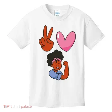 Peace Love Melanin Kids T-Shirt