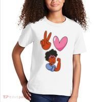 Peace Love Melanin Kids T-Shirt thumb 2