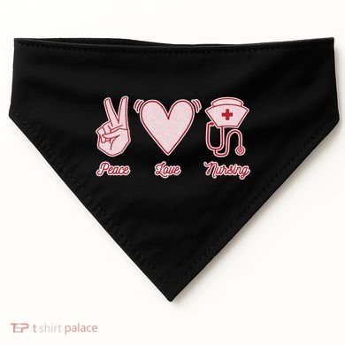 Peace Love Nursing USA-Made Doggie Bandana