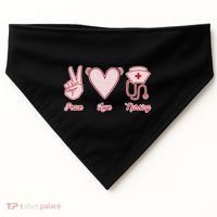 Peace Love Nursing USA-Made Doggie Bandana thumb 0