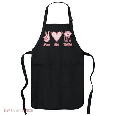 Peace Love Nursing Apron