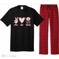 Peace Love Nursing Pajama Set thumb 0