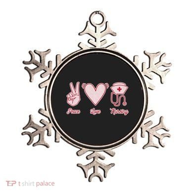 Peace Love Nursing Ornament