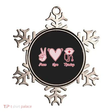 Peace Love Nursing Ornament