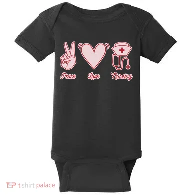 Peace Love Nursing Baby Bodysuit
