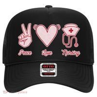 Peace Love Nursing Hat thumb 0