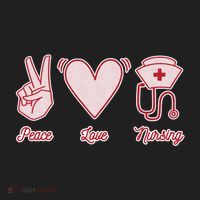 Peace Love Nursing Hat thumb 2