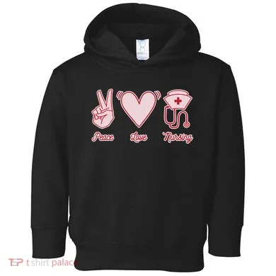 Peace Love Nursing Toddler Hoodie