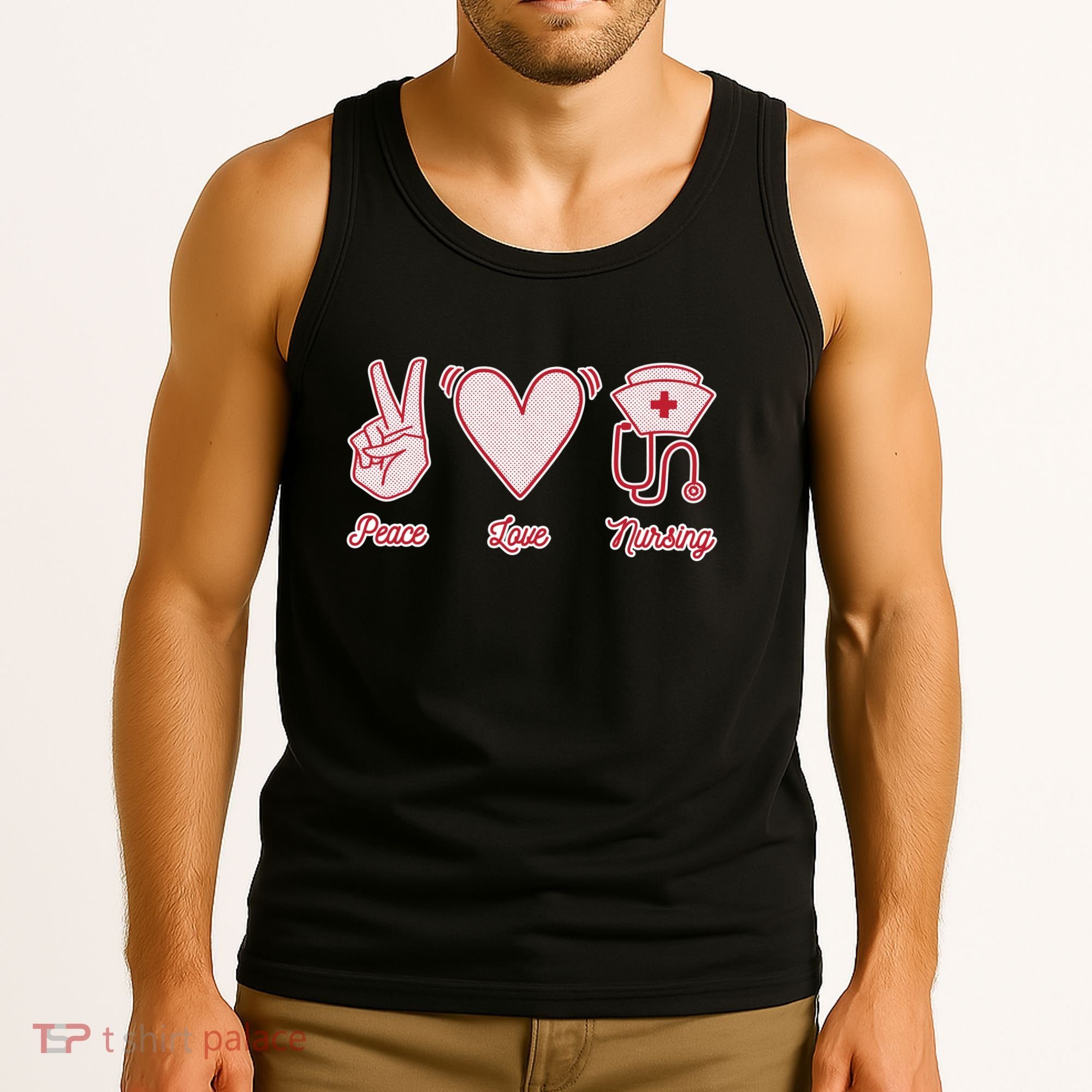 Peace Love Nursing Tank Top