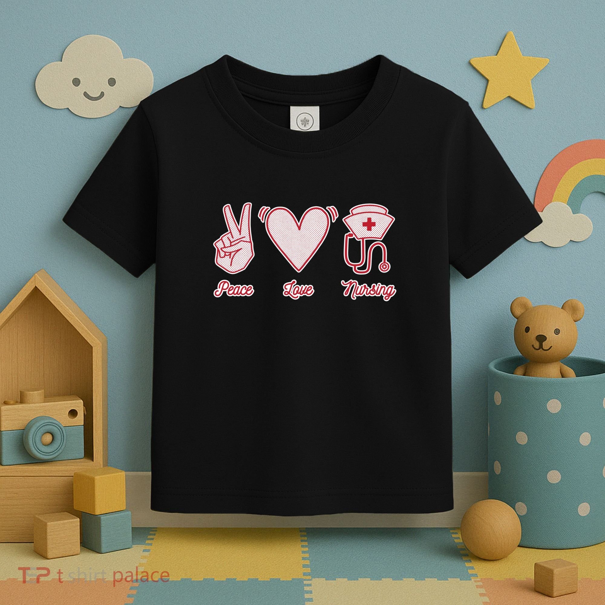 Peace Love Nursing Toddler T-Shirt