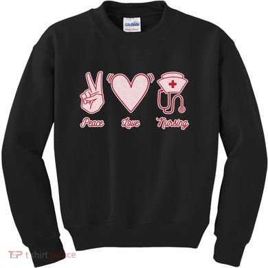 Peace Love Nursing Kids Sweatshirt