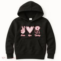 Peace Love Nursing Kids Hoodie thumb 0