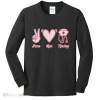 Peace Love Nursing Kids Long Sleeve Shirt thumb 0