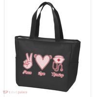 Peace Love Nursing Tote Bag thumb 3