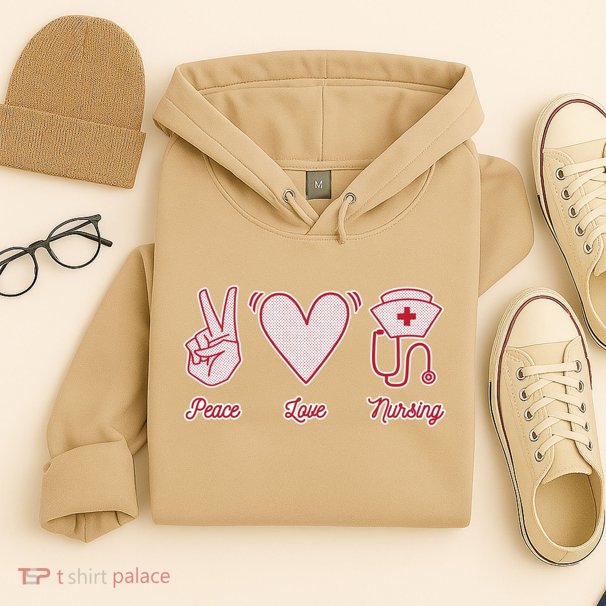 Peace Love Nursing Hoodie