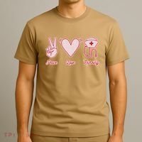 Peace Love Nursing T-Shirt thumb 3