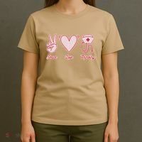Peace Love Nursing T-Shirt thumb 4