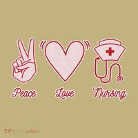 Peace Love Nursing T-Shirt thumb 7