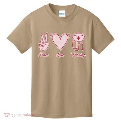 Peace Love Nursing Kids T-Shirt