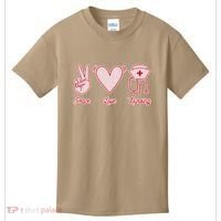 Peace Love Nursing Kids T-Shirt thumb 0