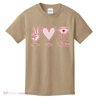 Peace Love Nursing Kids T-Shirt