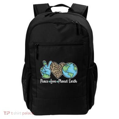 Peace Love Planet Earth Celebrate Earth Day Backpack