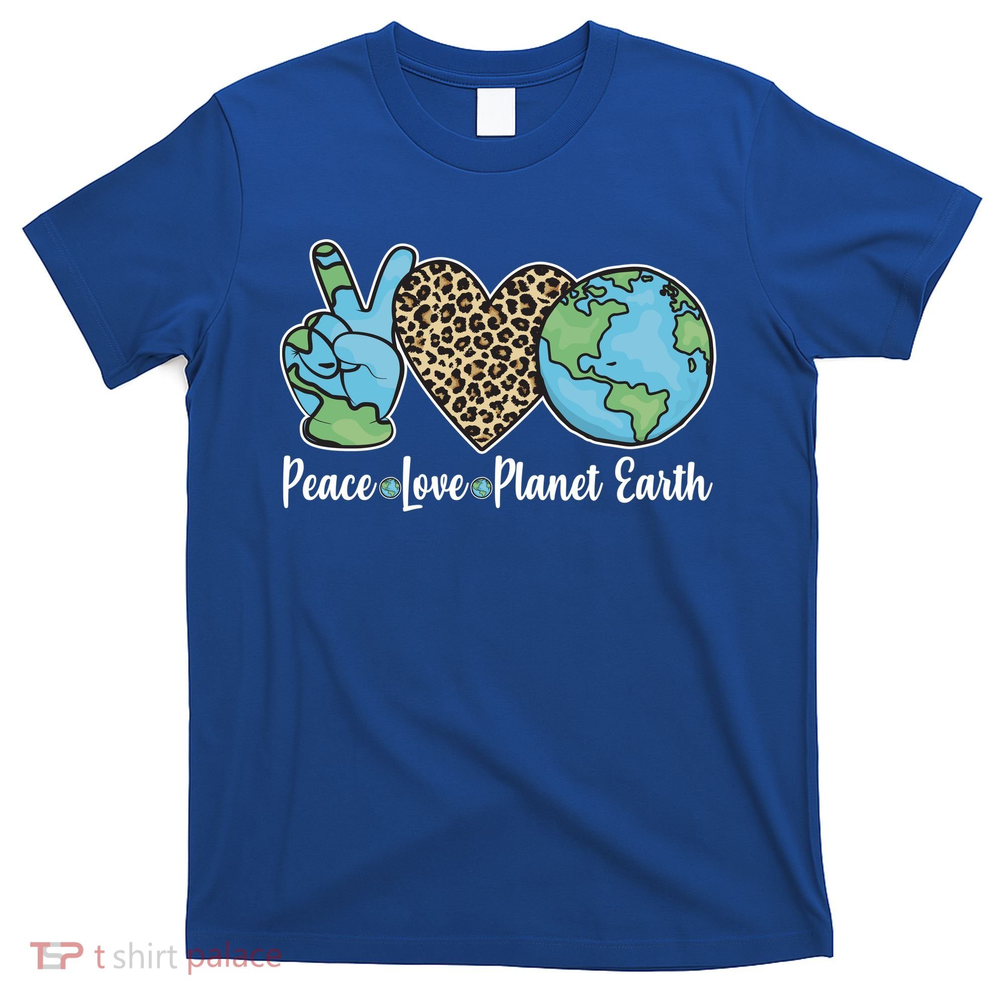 Peace Love Planet Earth Celebrate Earth Day T-Shirt