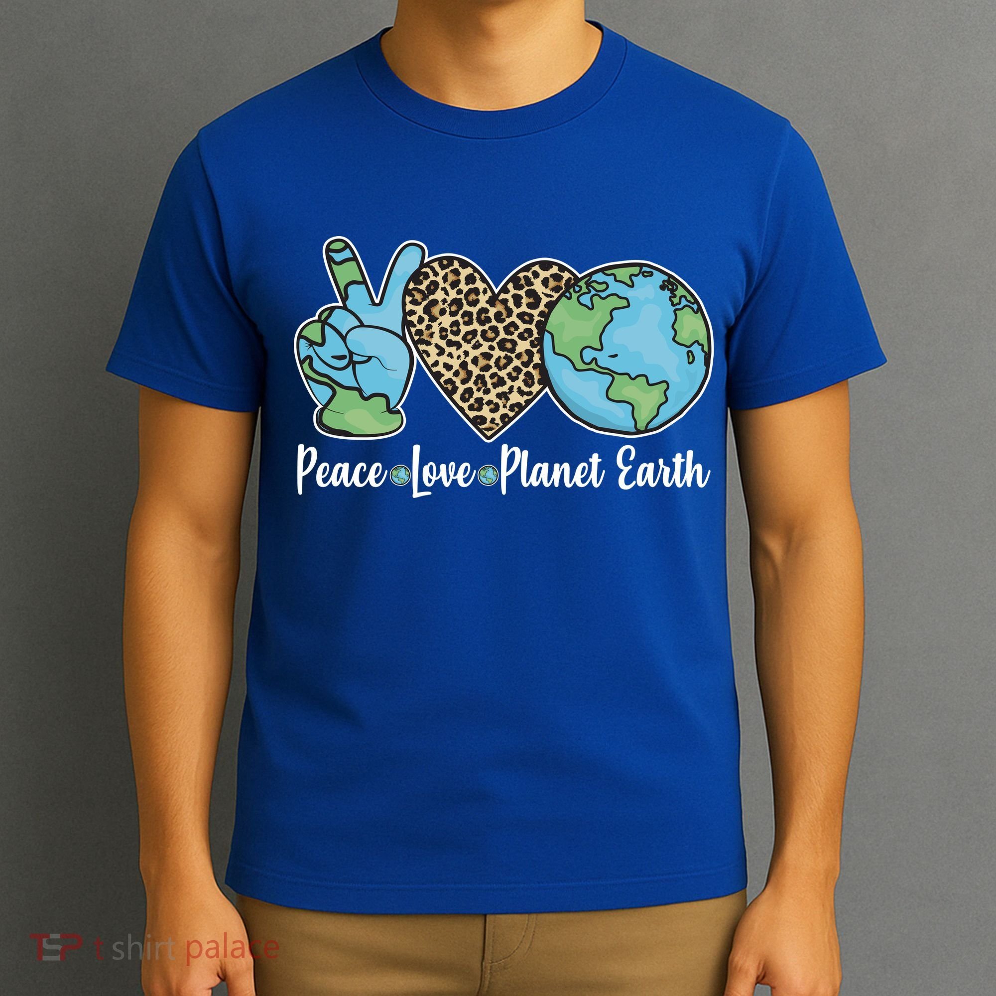 Peace Love Planet Earth Celebrate Earth Day T-Shirt