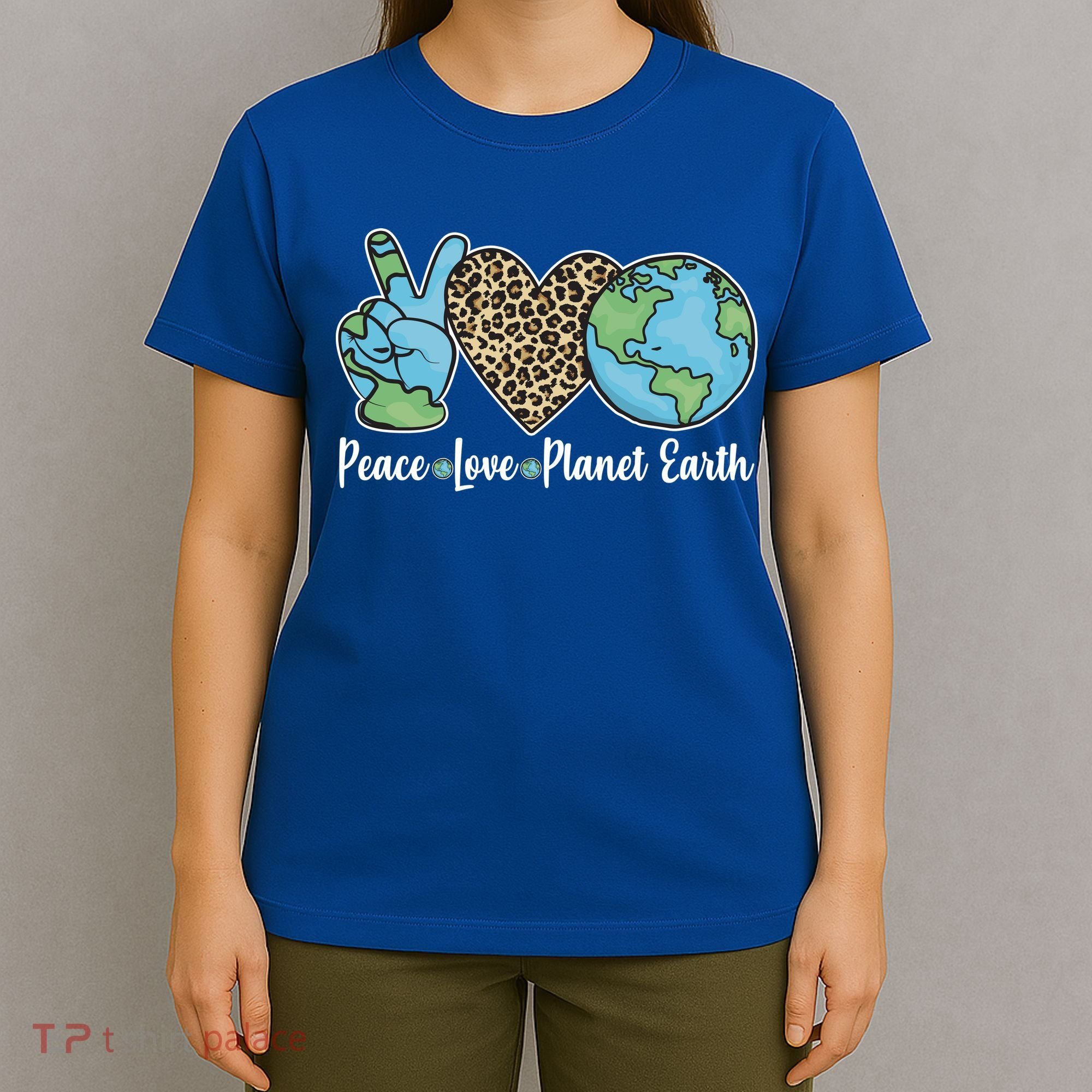 Peace Love Planet Earth Celebrate Earth Day T-Shirt