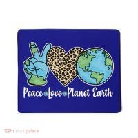 Peace Love Planet Earth Celebrate Earth Day Mousepad thumb 0