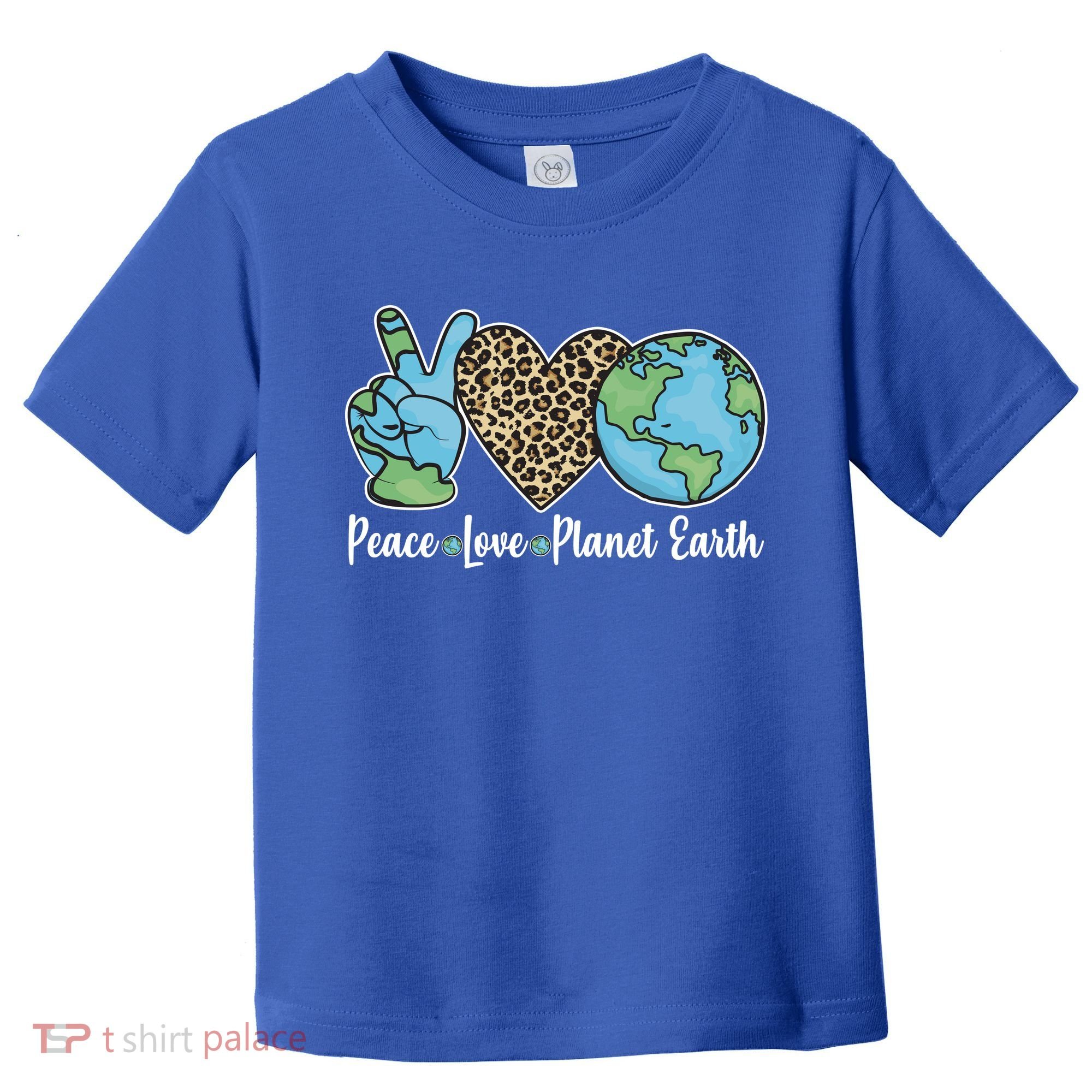 Peace Love Planet Earth Celebrate Earth Day Toddler T-Shirt