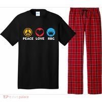 Peace Love RBG Ruth Bader Ginsburg Tribute Pajama Set thumb 0
